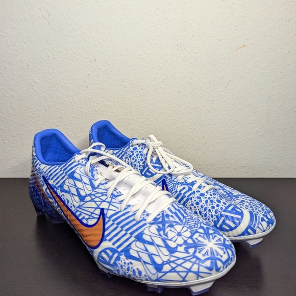 Nike Zoom Mercurial Vapor 15 Academy CR7 Soccer Cleats Mens Sizes Blue - Picture 4 of 7